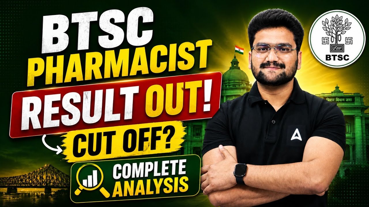 BTSC Pharmacist Latest News | BTSC Pharmacist Result 2026 OUT! | BTSC Pharmacist Cut Off 2026