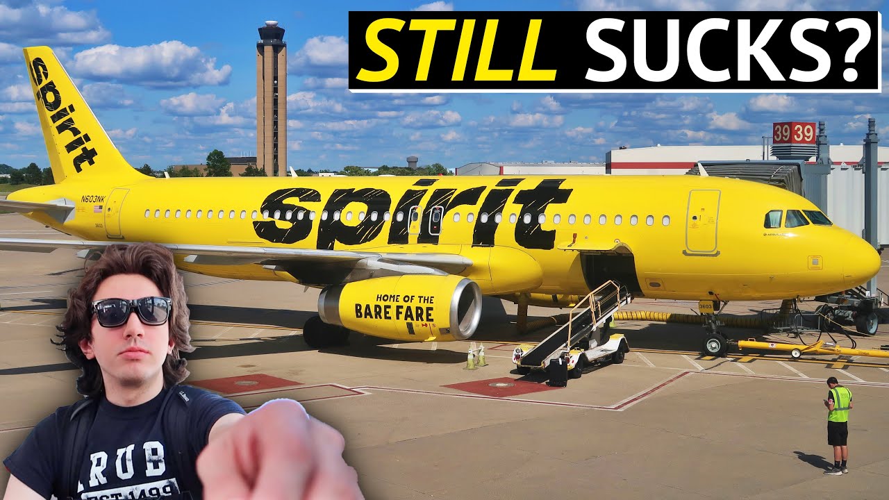 Я снова летал авиакомпанией Spirit Airlines... (летающий школьный автобус)