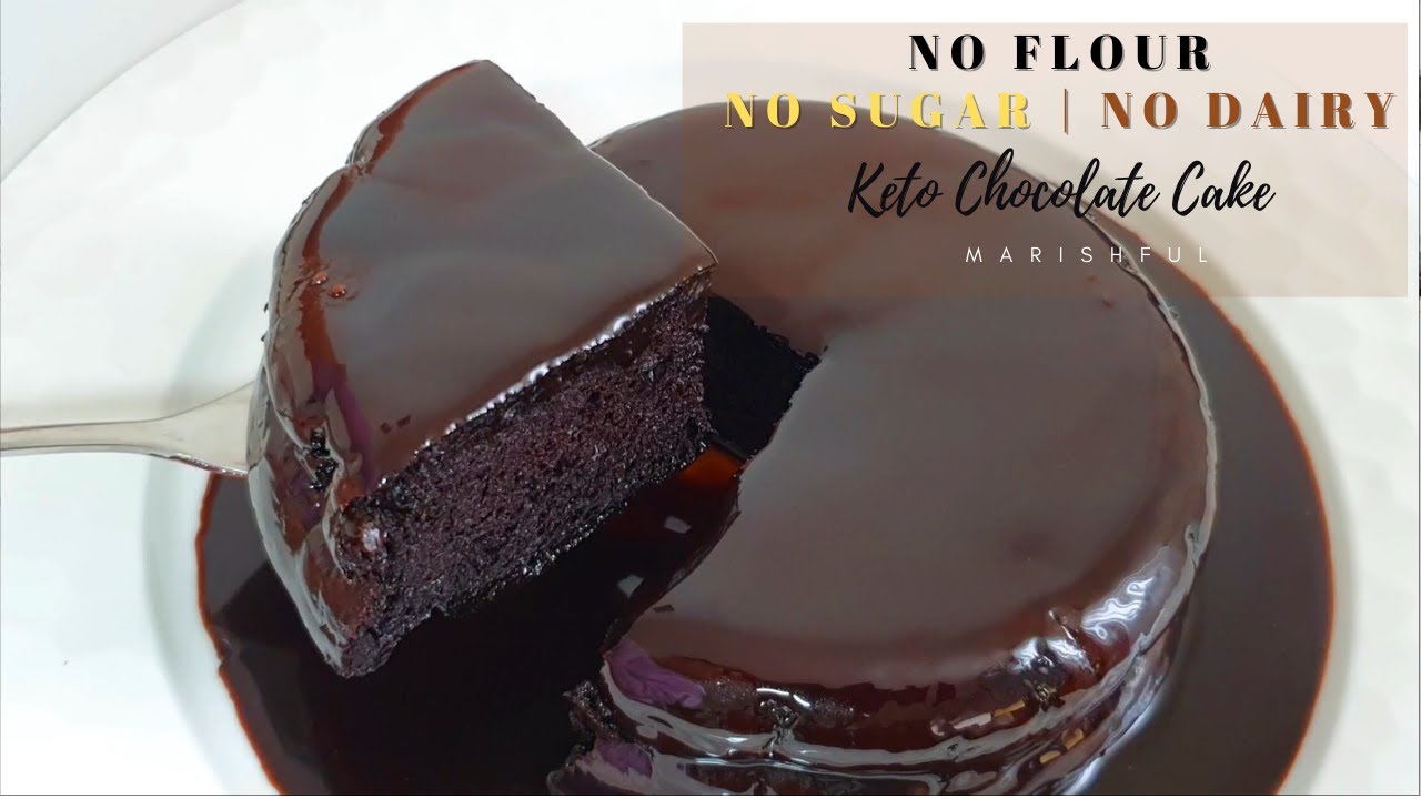 NO FLOUR NO SUGAR NO DAIRY Chocolate Cake Without Oven | Keto Chocolate Cake done in 5 minutes | #55
