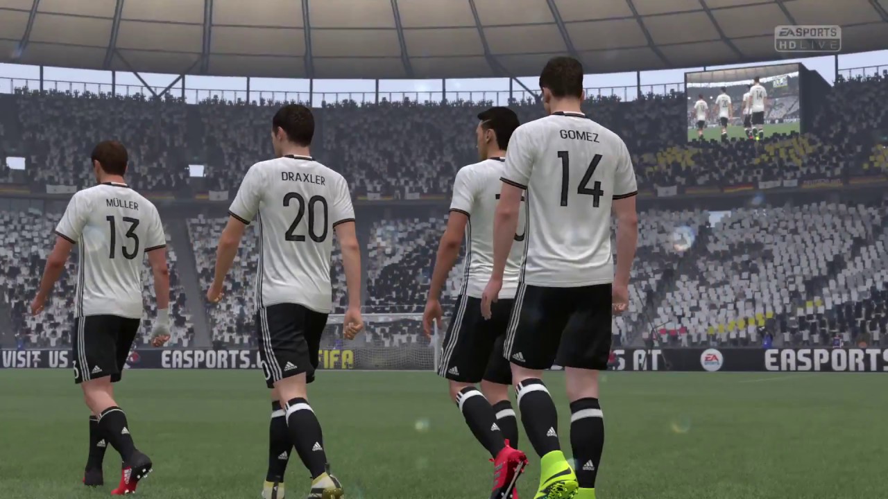 FIFA 17 | Germany vs England | PS4 Pro 4K GamePlay