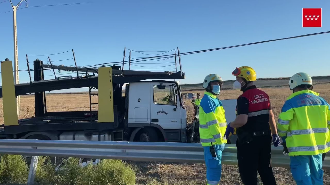 Accidente de tráfico M404 Valdemoro