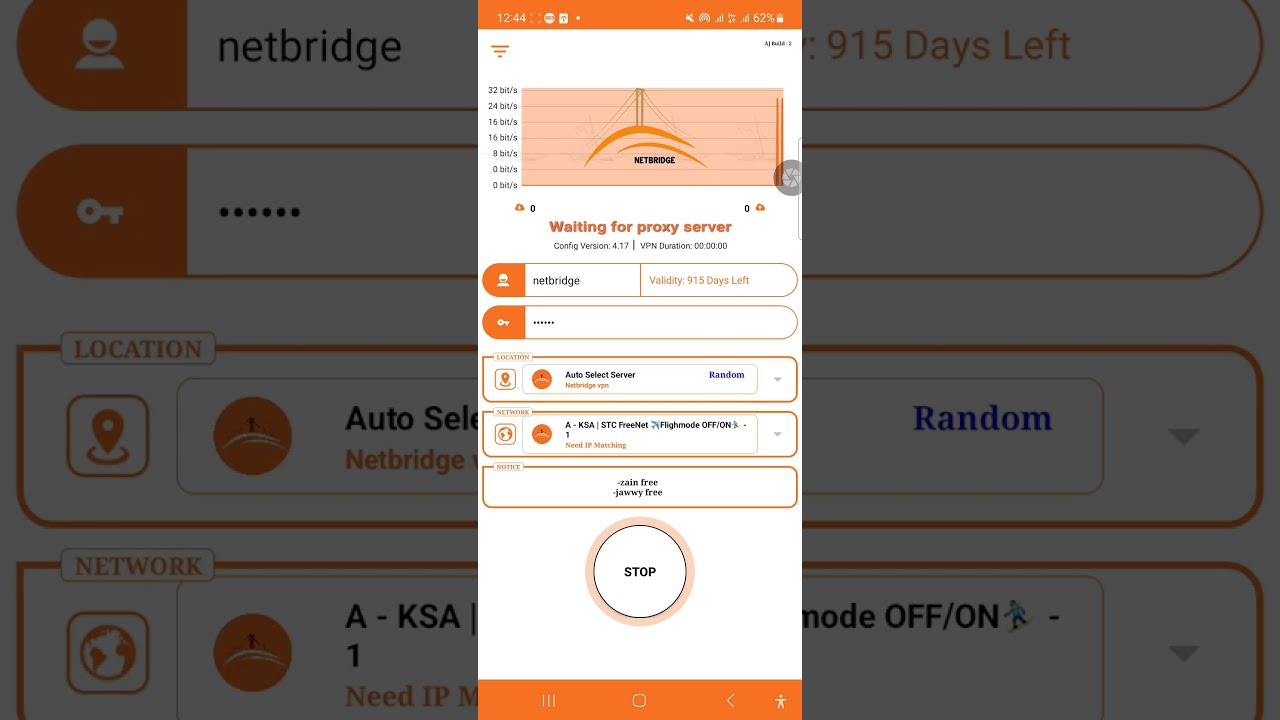 how to connect netbridge vpn