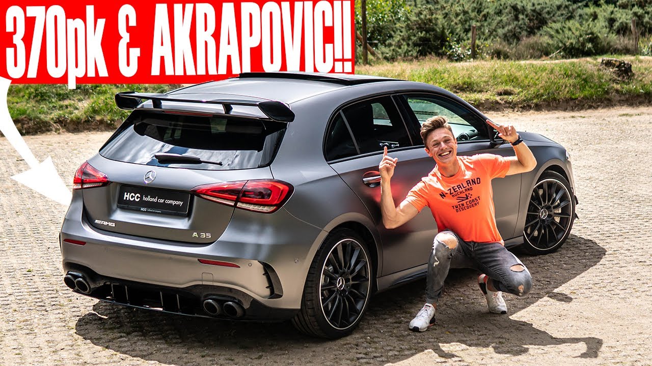 POSBANK met een 370PK AKRAPOVIC A35 AMG!