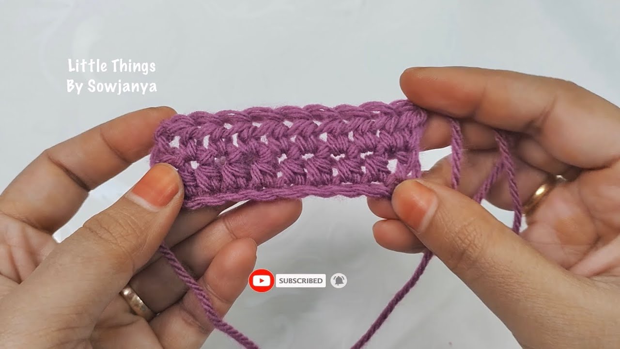 Part-2 క్రోచెట్ నేర్చుకుందాం | Half Double Crochet stitch | Crochet beginners part-2 