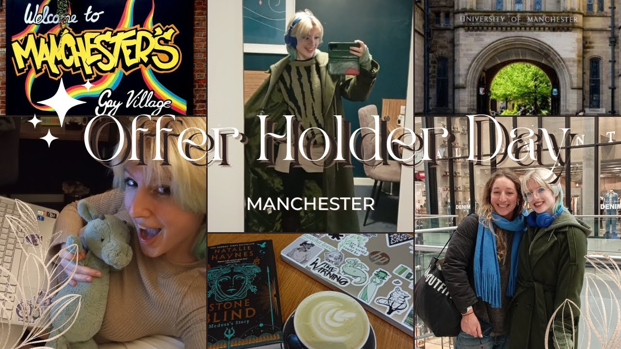 Offer Holder Day Vlog: UNIVERSITY OF MANCHESTER | degrees, city life, studying