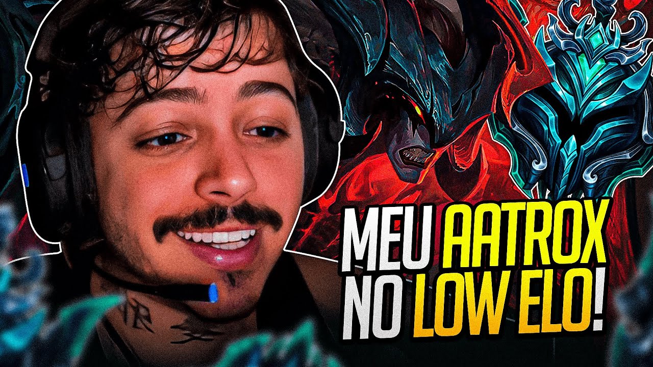 MEU AATROX VS LOW ELOS! QUEM GANHA