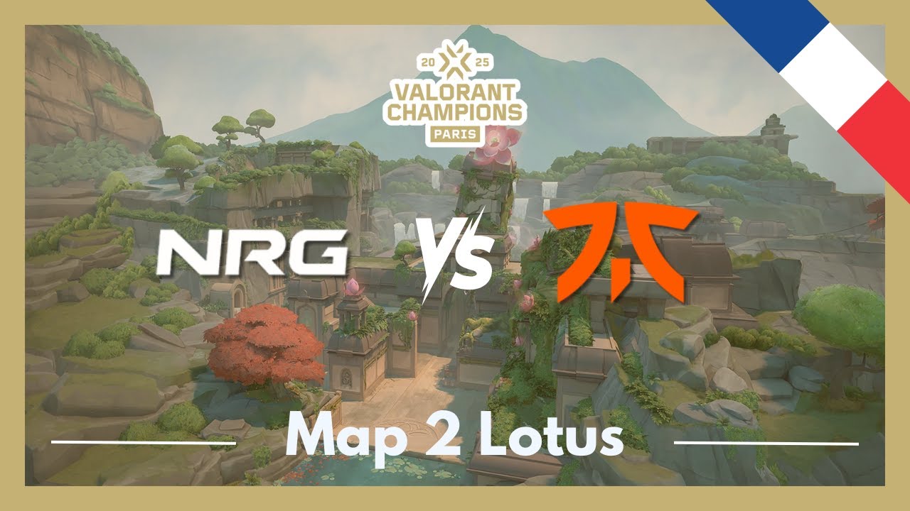 VCT CHAMPIONS Парижский гранд-финал BO5 | NRG против FNC | Карта 2 Lotus