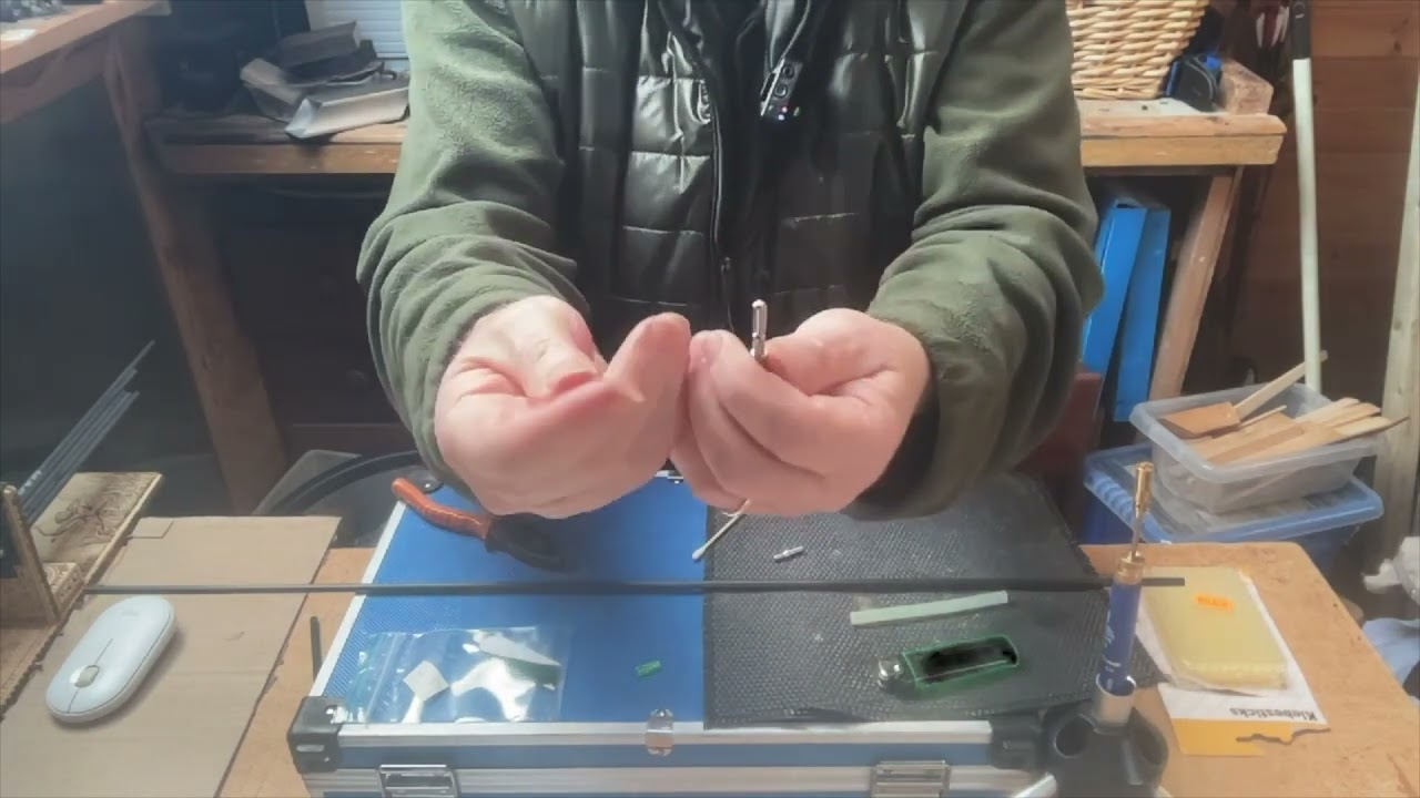 Archery Beginner Part 5 GLUING IN THE ARROWHEADS