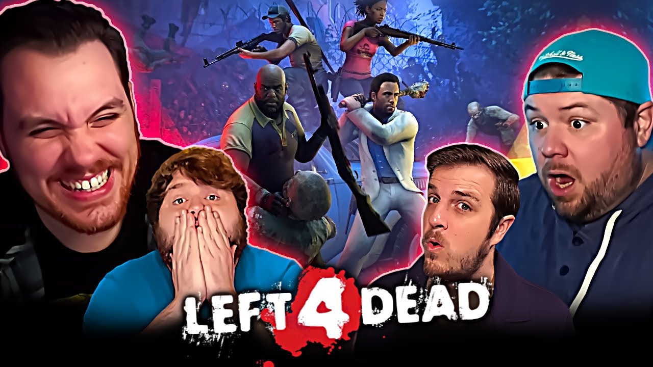 Left 4 Dead 1 & 2 Trailers and Intros Group Reaction
