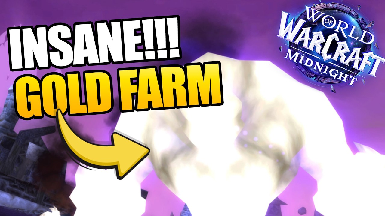 Insane Midnight Gold Farm 70,000 Gold Per Hour