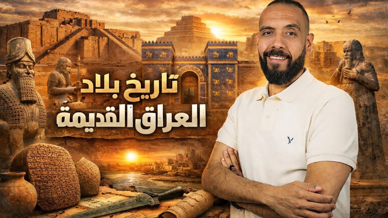تاريخ الصف الاول الثانوى الجزء الاول من حضاره بلاد العراق القديم 