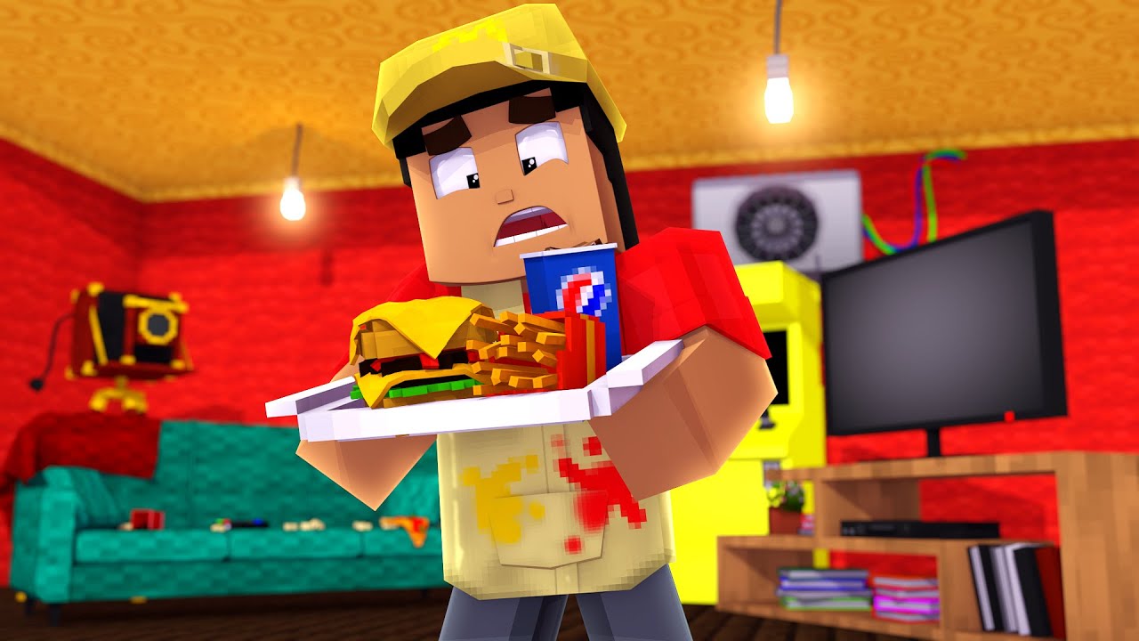 MI MANSI&Oacute;N SE CONVIERTE EN UN MCDONALD'S EN MINECRAFT TROLL 😱🍔