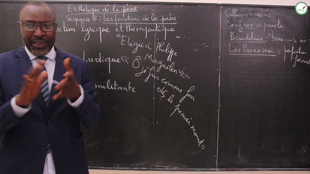Cours - Terminale - Français : La poésie / Fonction ludique / Mr Mboup