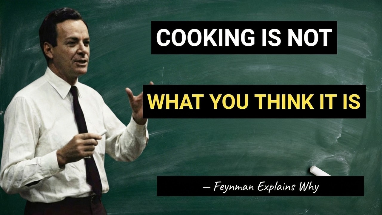 Cooking Is NOT What You Think It Is (It's not what you think) | Feynman Explains Why
