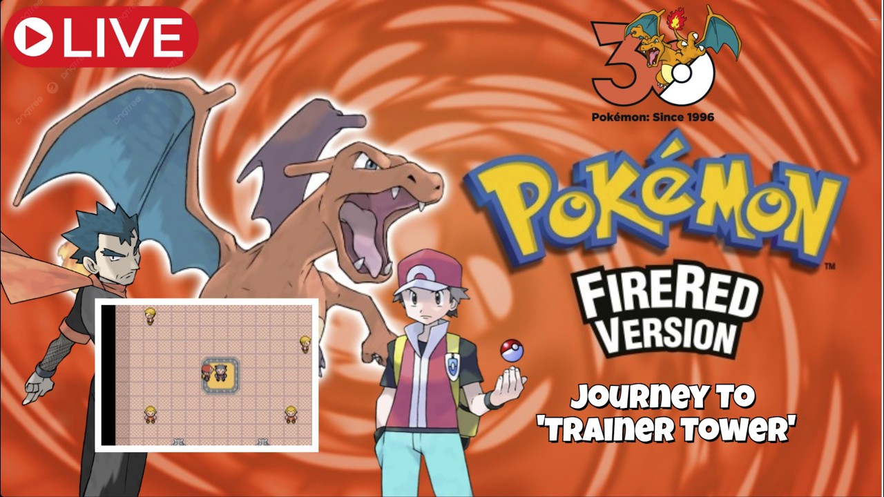 30th Anniversary: Switch Pokémon Fire Red: Gym Leader Koga & Safari Zone