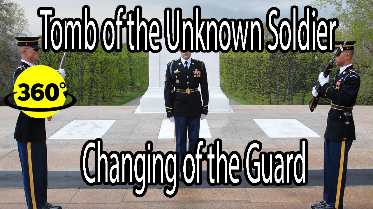 360&deg; Video | Changing of the Guard at The Tomb of the Unknown Soldier | Washington DC