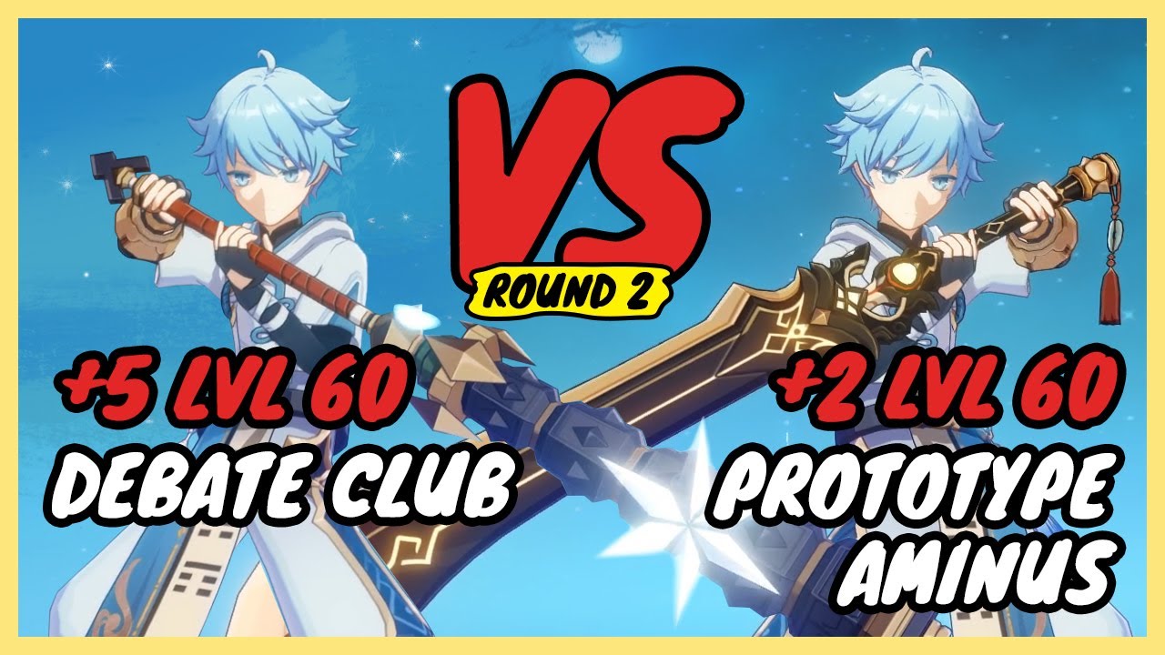 Genshin Impact | Prototype Aminus VS Debate Club Damage Test Round 2
