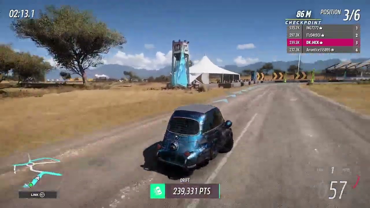 first ever legit 645k on Los jardines circuit | FH5 Open Drifting
