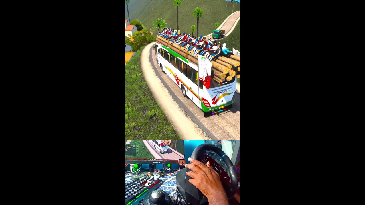ETS 2 ON PXN V9 dangerous extreme route Part-39#ets2 #live #shortsfeed #shortslive