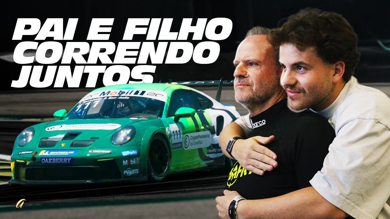 RUBINHO E FEFO DIVIDINDO UM PORSCHE DE CORRIDA! A aventura dos Barrichellos nos 500 km de Interlagos