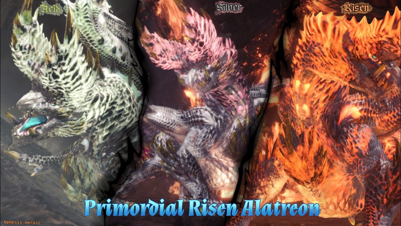 Primordial Risen Alatreon MHWI MOD PC