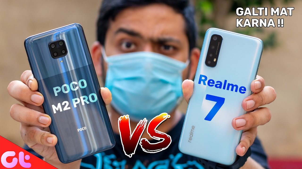 Realme 7 vs Poco M2 Pro | Camera, Display and Gaming | GALTI MAT KARNA | GT Hindi