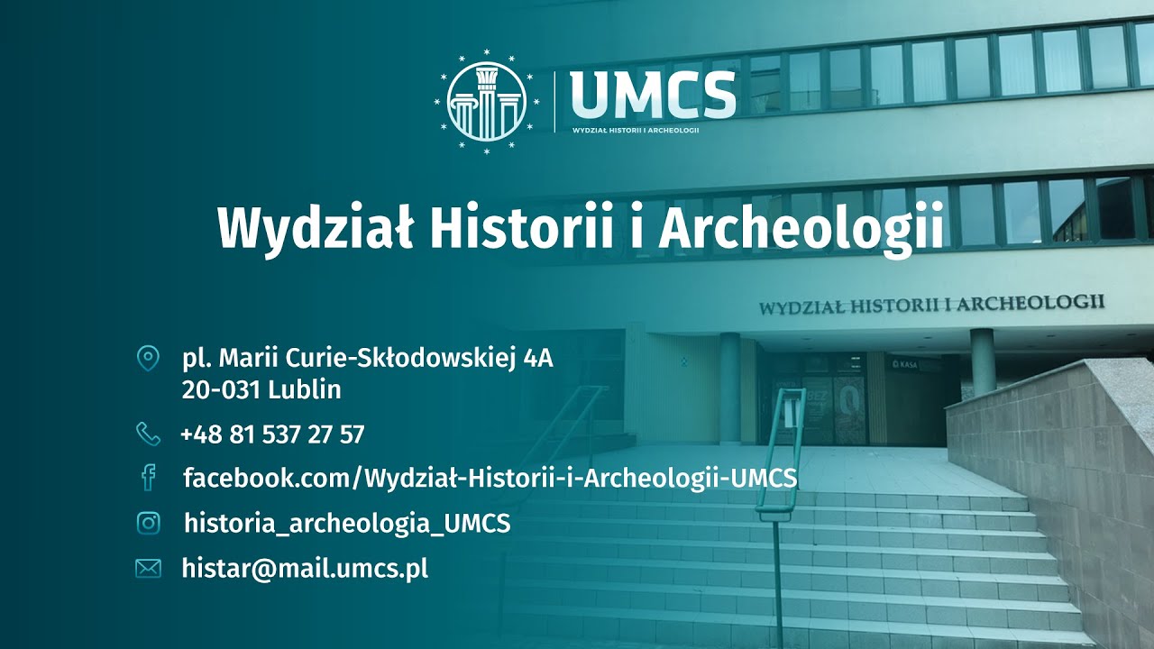 Webinar UMCS 2022 - Wydział Historii i Archeologii