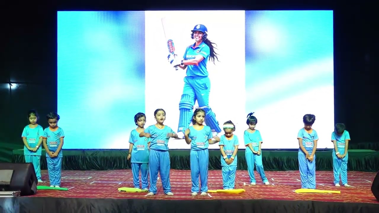 Annual Gathering 2026 Rainbow Kids English Medium School, junior kg.  students dance performance