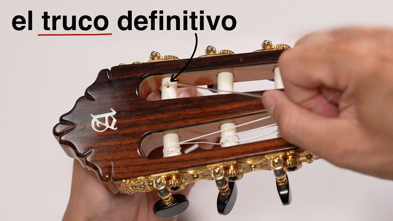 ¡Años cambiando cuerdas de guitarra MAL sin saberlo!