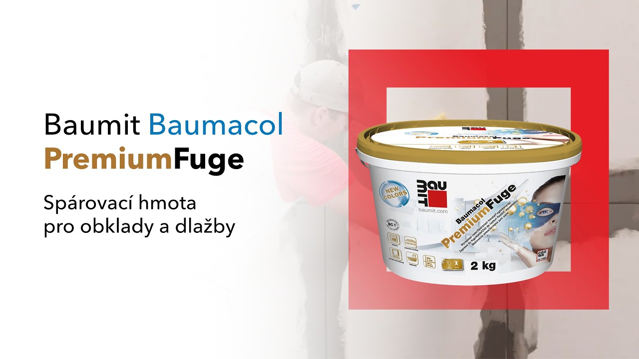 Baumit Baumacol PremiumFuge - jak snadno a efektivně sp&aacute;rovat obklady a dlažby