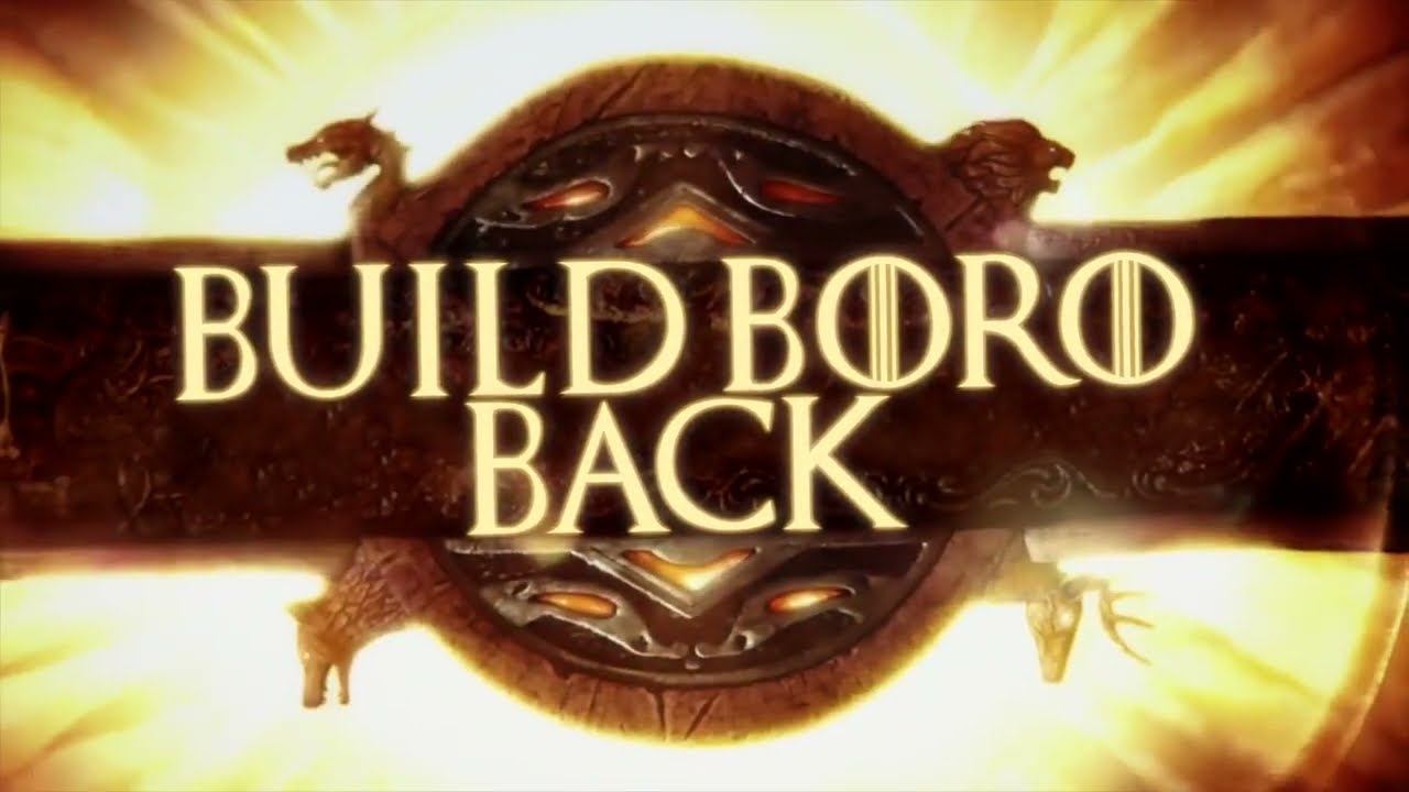 Build Boro Back Game of Thrones