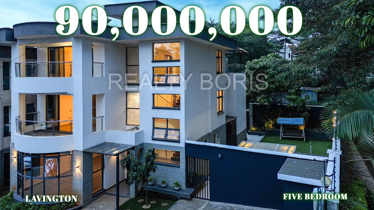 We Toured The Biggest 🤑 Kshs 90,000,000 5-Bedroom Mega Villa In Lavington | Nairobi