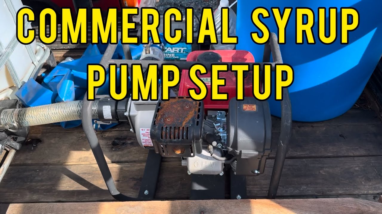 Commercial Pump Setup for feeding honeybees
