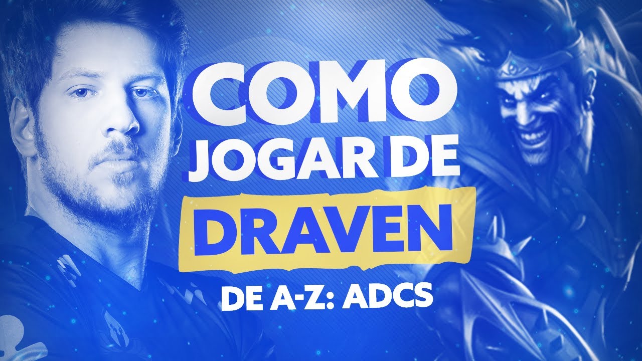 DRAVEN Série A-Z ADC RUNAS BUILDS ATUALIZADAS KLAUS LOL