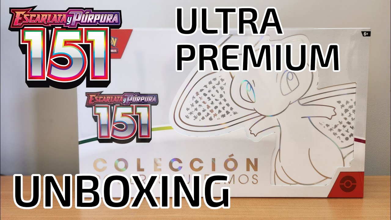 Pokémon TCG 151 Ultra Premium Collection Escarlata & Purpura 151(Colección Poderes Supremos) ESP CL