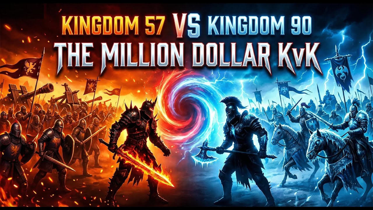 Kingshot: Kingdom 57 vs Kingdom 90 - Mobile Version
