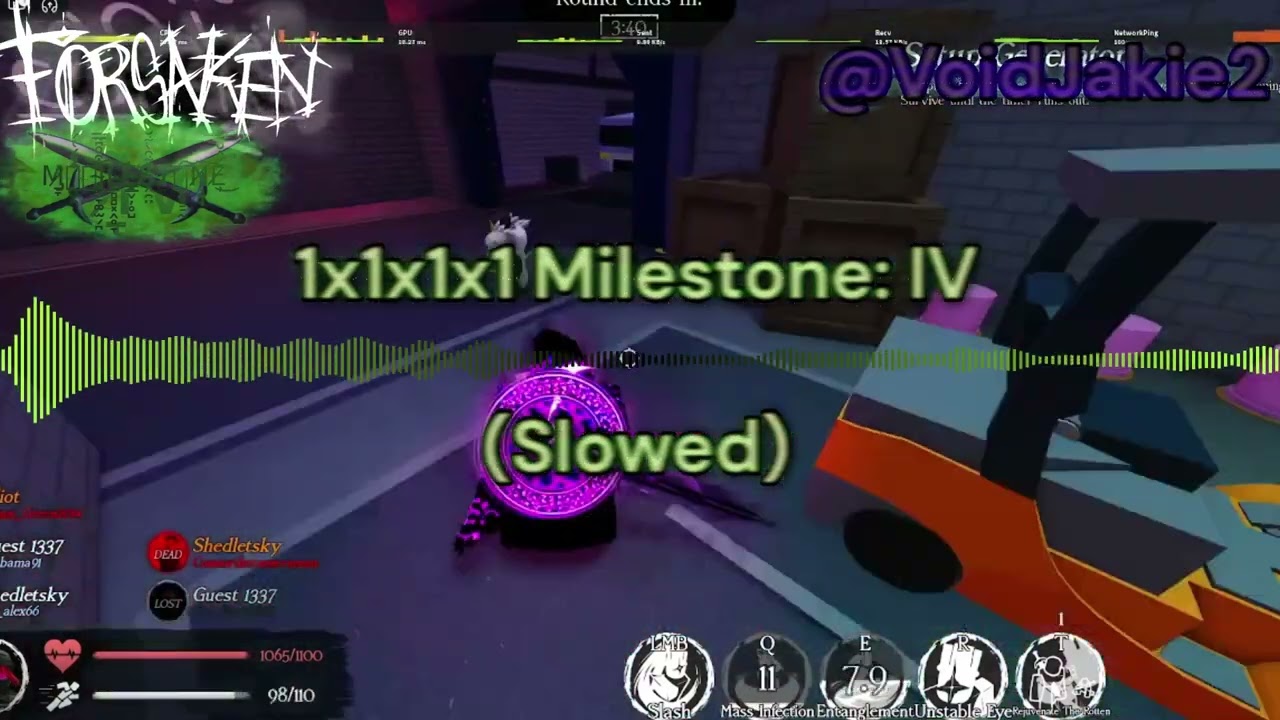 1x1x1x1 Milestone IV (Slowed) I Forsaken Soundtrack