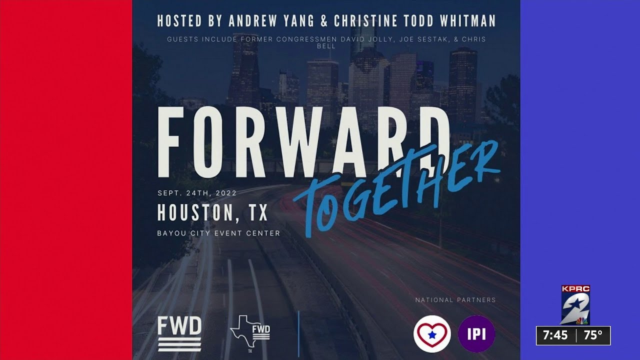Forward Party holding kickoff event Saturday in Houston
