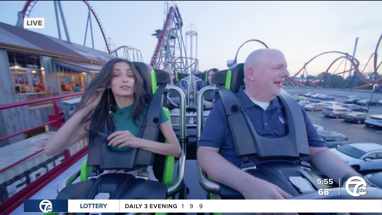 7 News Reporter Brittany Toolis reacts to riding Cedar Point's newest roller coaster