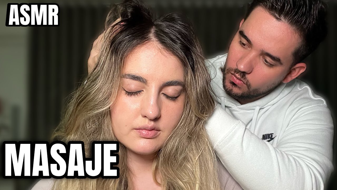 asmr MASAJE RELAJANTE  a ALE ASMR (se duerme) asmr español
