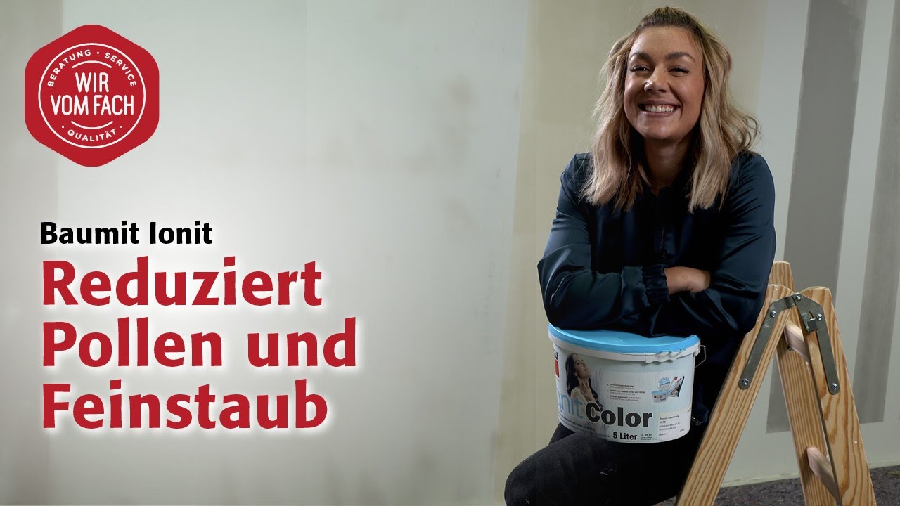 Reduziert Pollen und Feinstaub | Baumit Ionit
