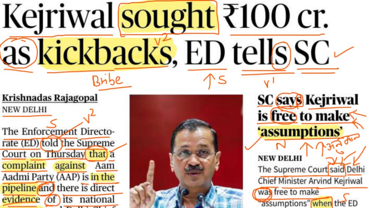 English Through Newspaper Reading || The Hindu || Learn English Grammar and Vocabulary