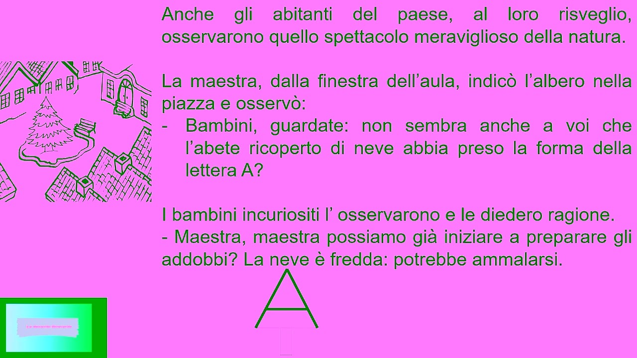 La vocale A - classe prima scuola primaria arte