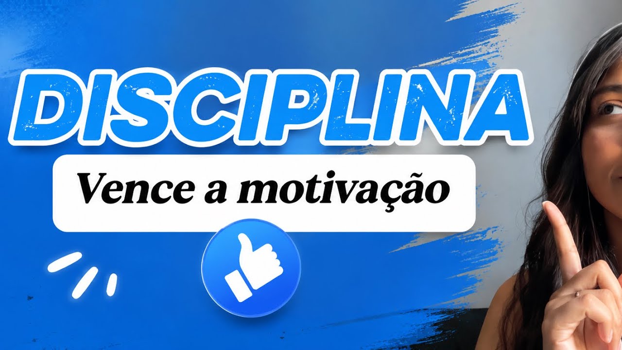 Motivação falha, disciplina transforma.