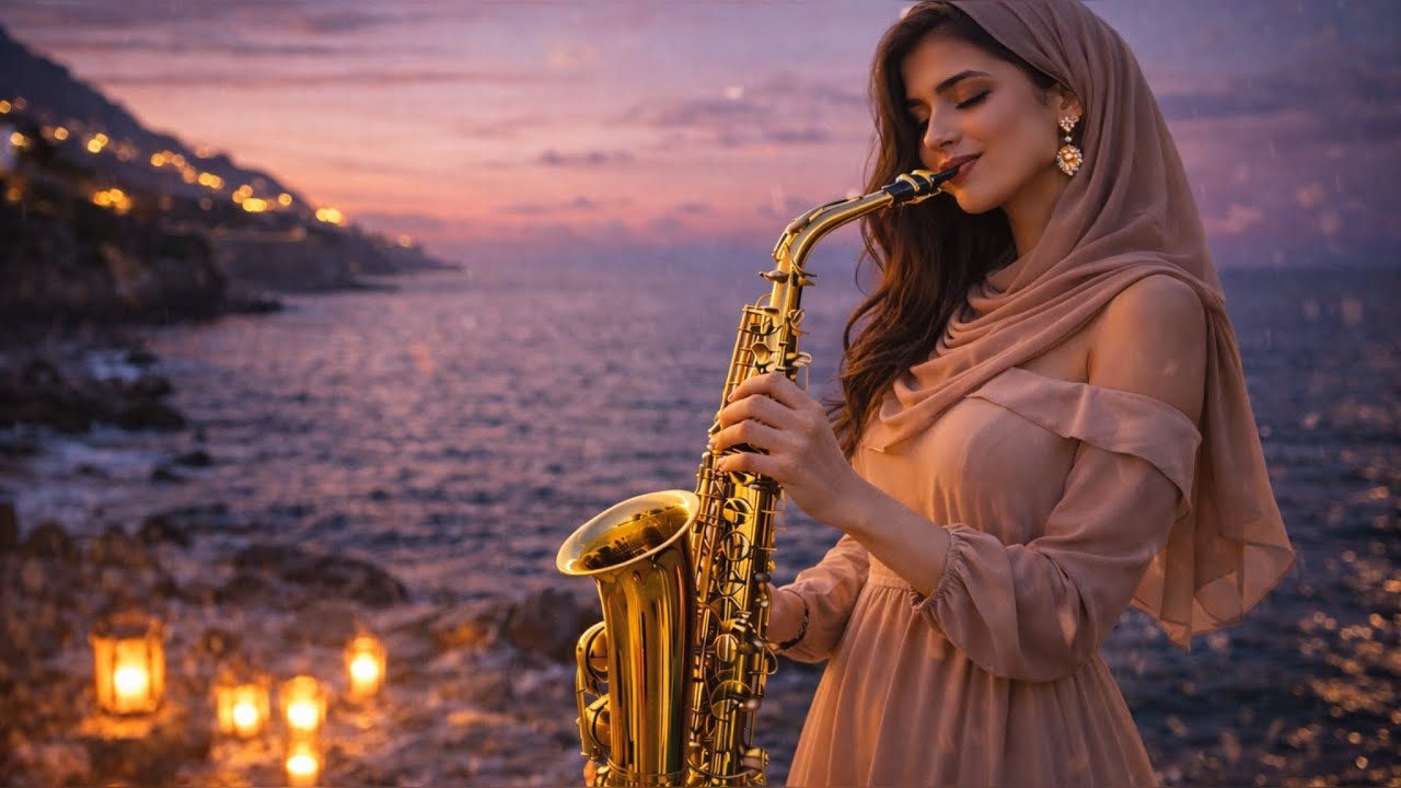 Relaxing Romantic Saxophone Music 🎷 Smooth Love Instrumental for Stress Relief & Calm Nights