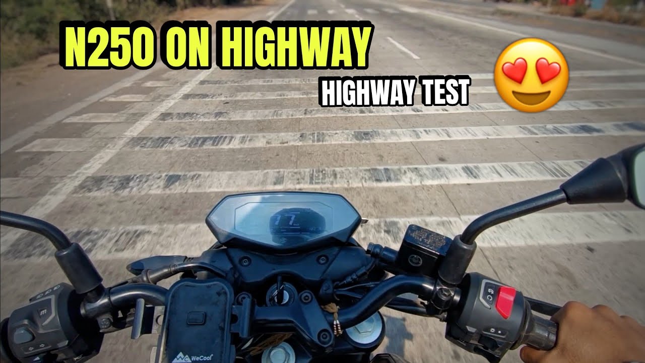 Pulsar N250 Highway Ride | Smoothness, Power & Stability Test 🖤