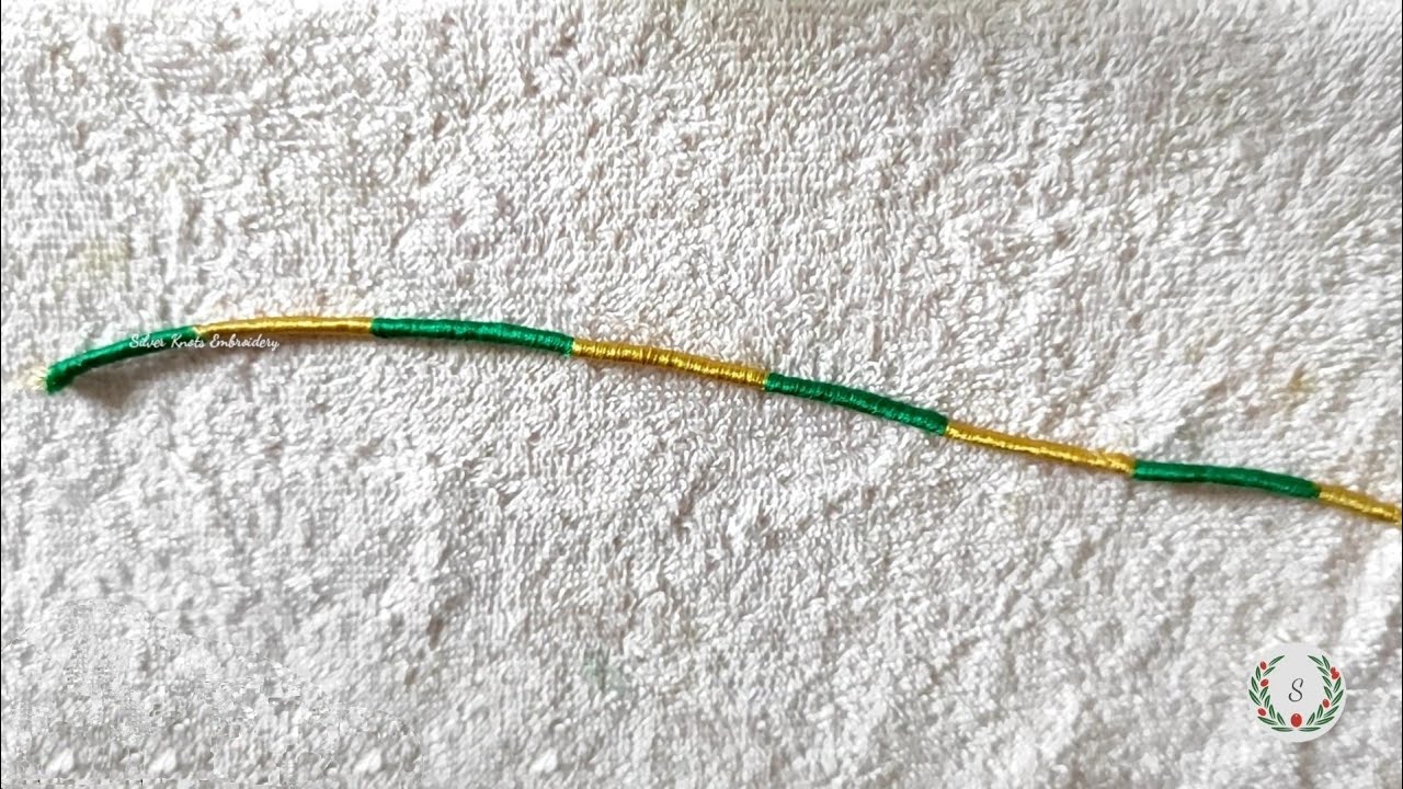 Two colour piping thread | colour piping thread for stitched blouse | Aari work blouse designs