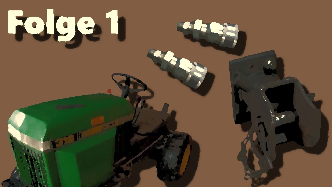 John Deere 318 Verstellbares Zugmaul bauen. Folge 1