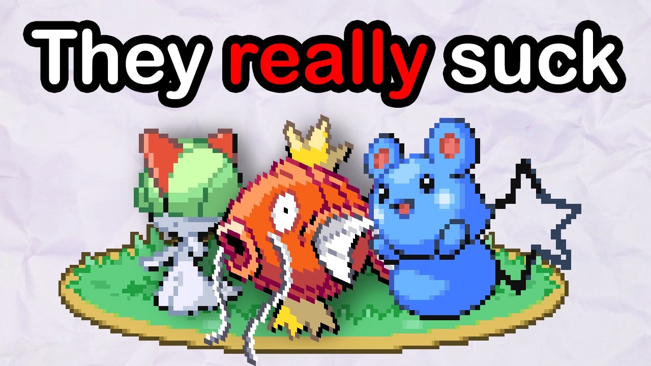 Can the WORST 6 Pok&eacute;mon Become Champions? (No Overleveling)