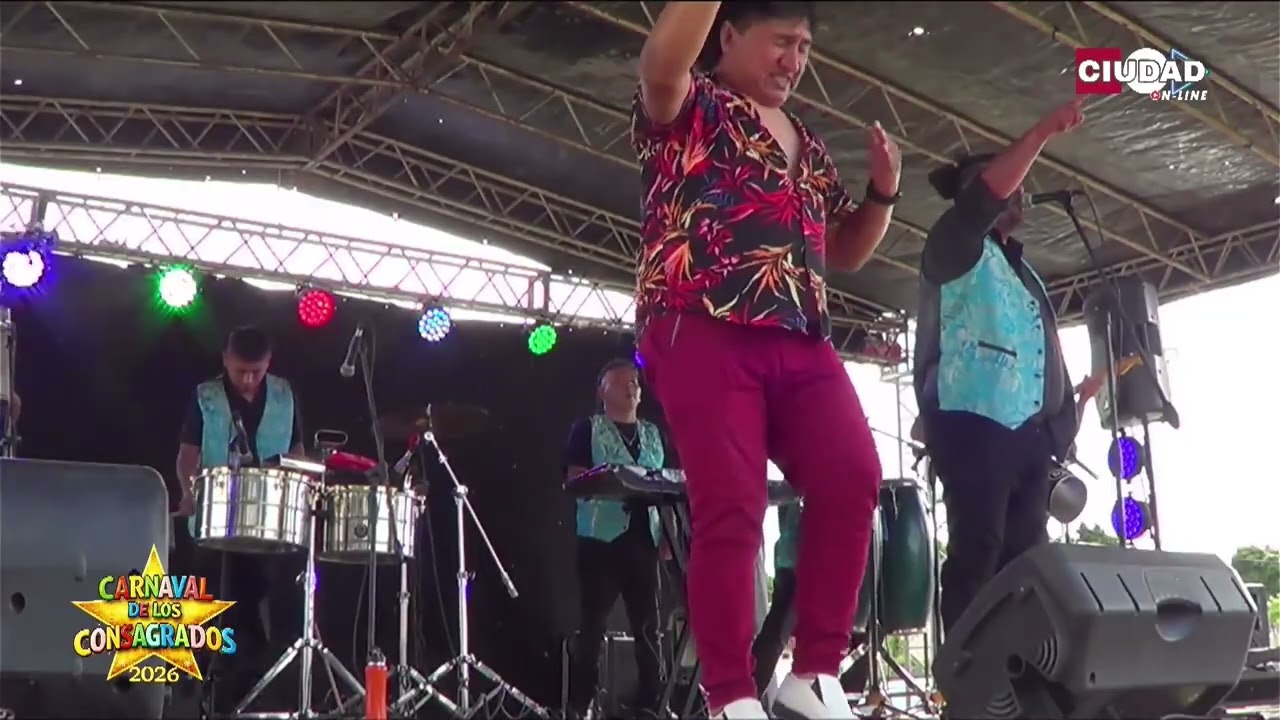 Karioma en vivo en el Carnaval de los Consagrados | Orán vibró al ritmo tropical